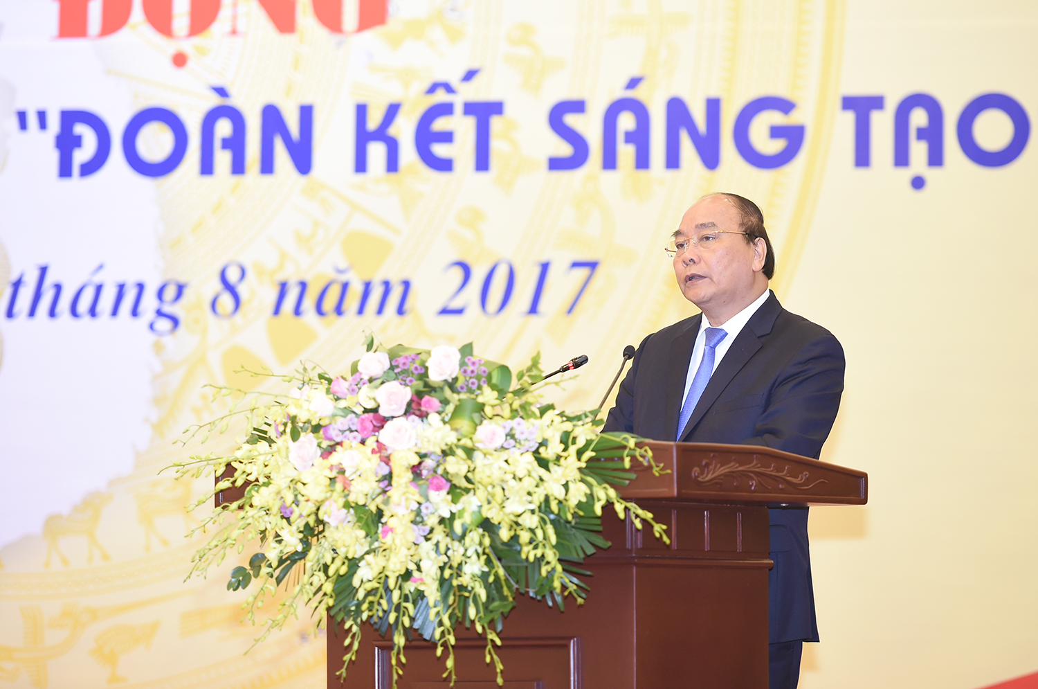 Thủ tướng 13Win15 com - Thương hiệu nhà cái uy tín Nguyễn Xu&acirc;n Ph&uacute;c ph&aacute;t biểu tại buổi lễ